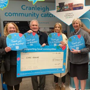 Co-op and Jigsaw cheque presentation